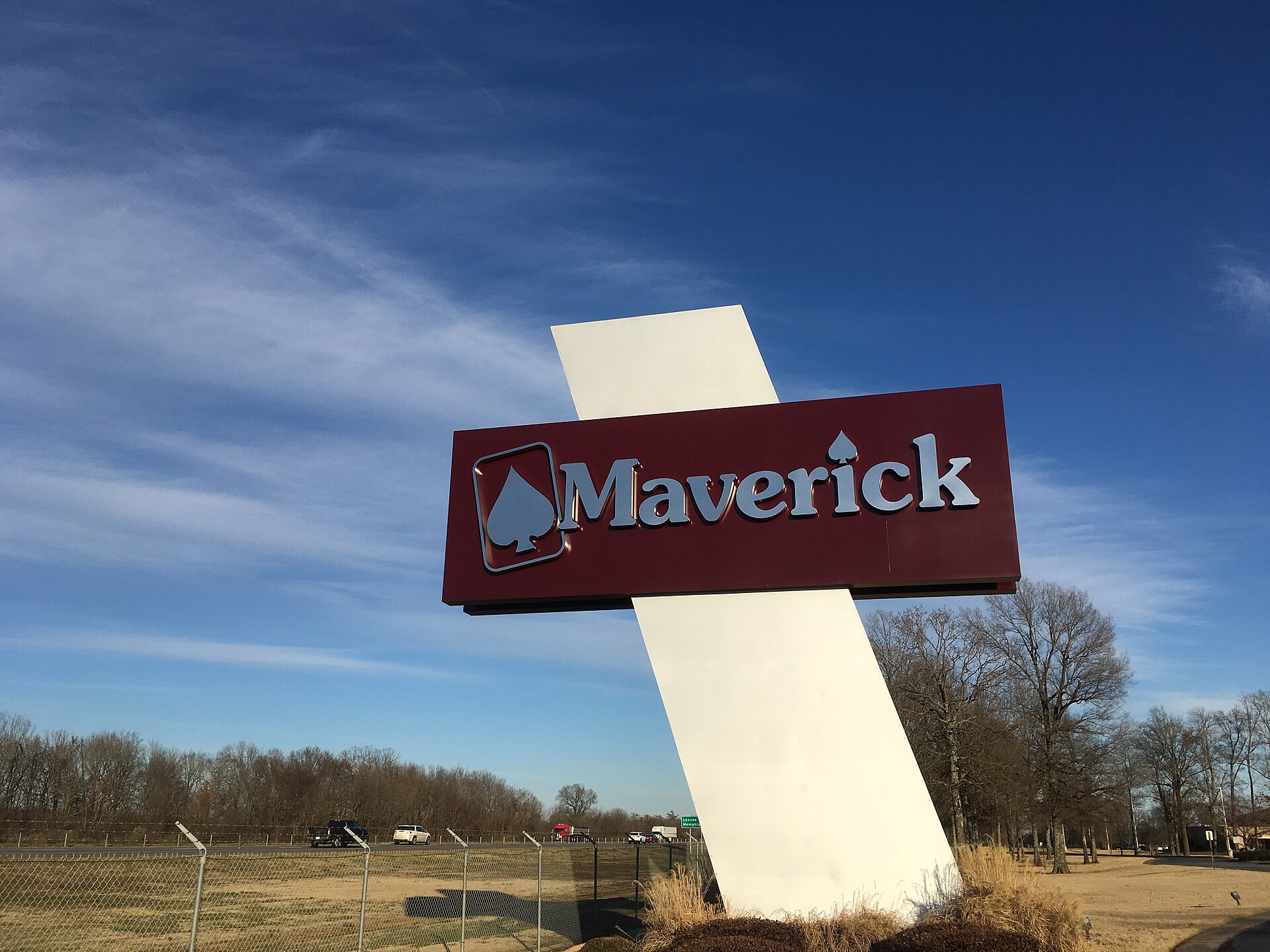 Directional photograph — not a Desi Signs install