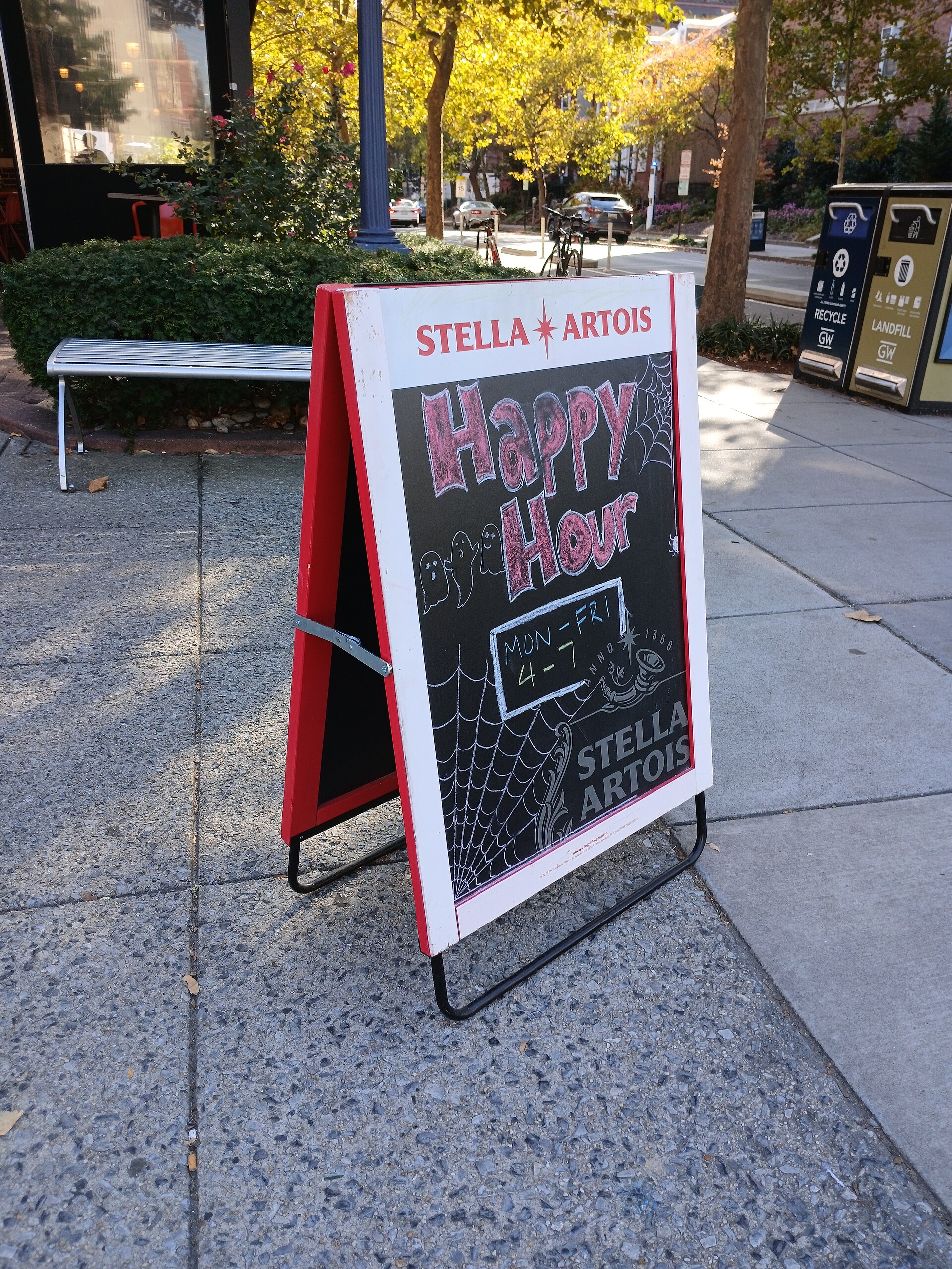 Directional photograph — not a Desi Signs install