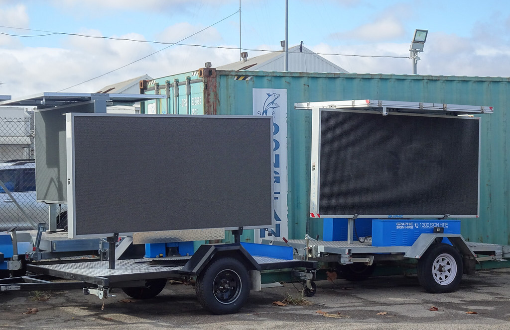 Directional photograph — not a Desi Signs install